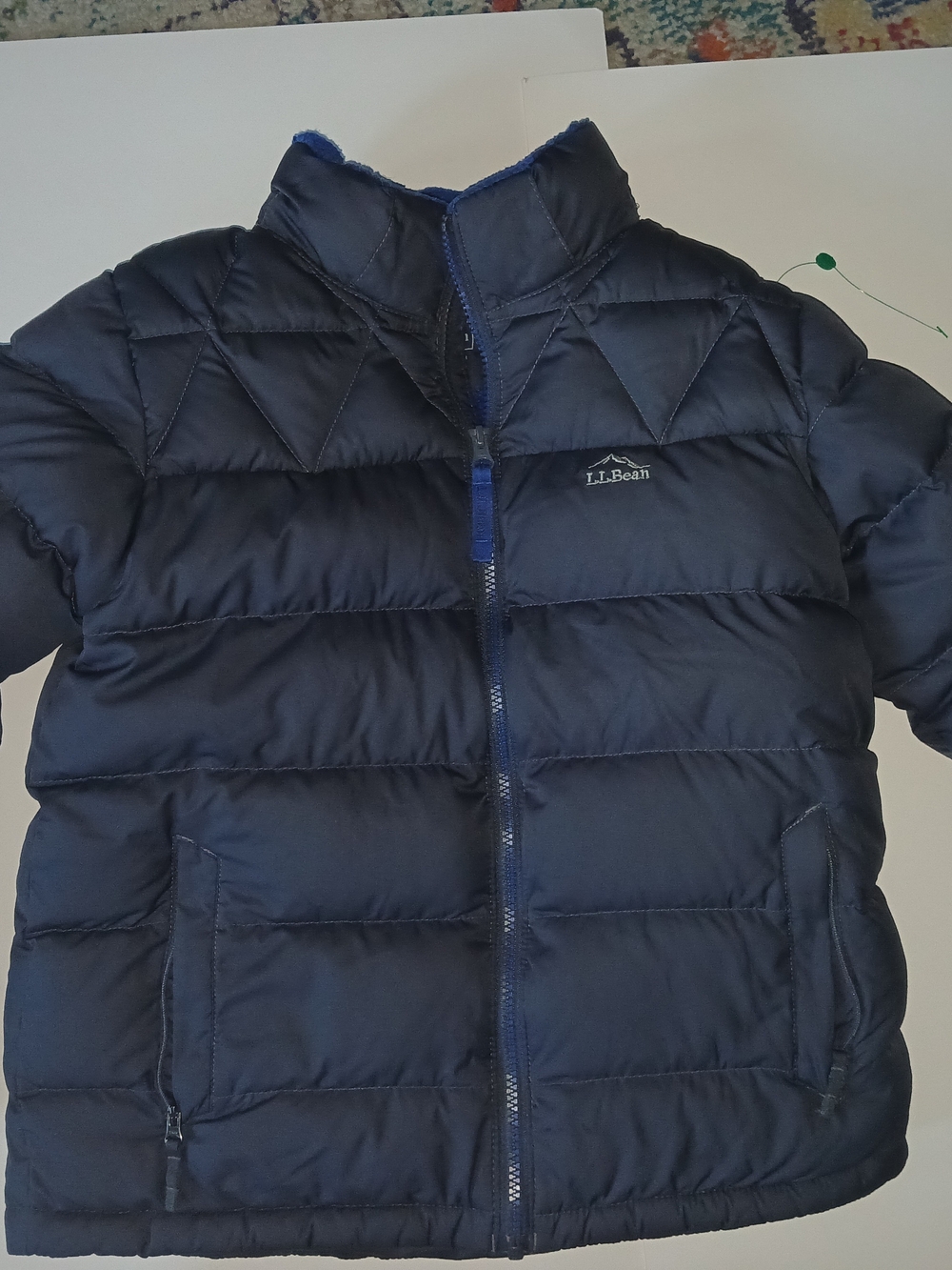 L.L. Bean Kids Navy Puffer Jacket - Insulated Coat